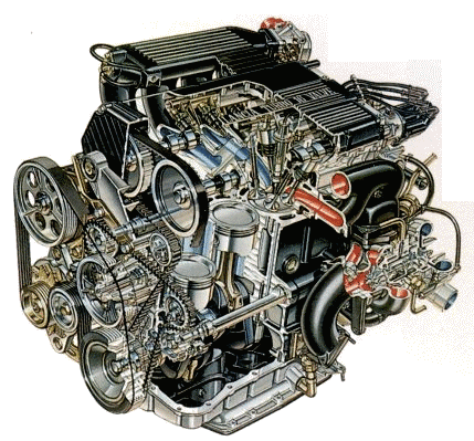 Lancia Integrale 16V engine